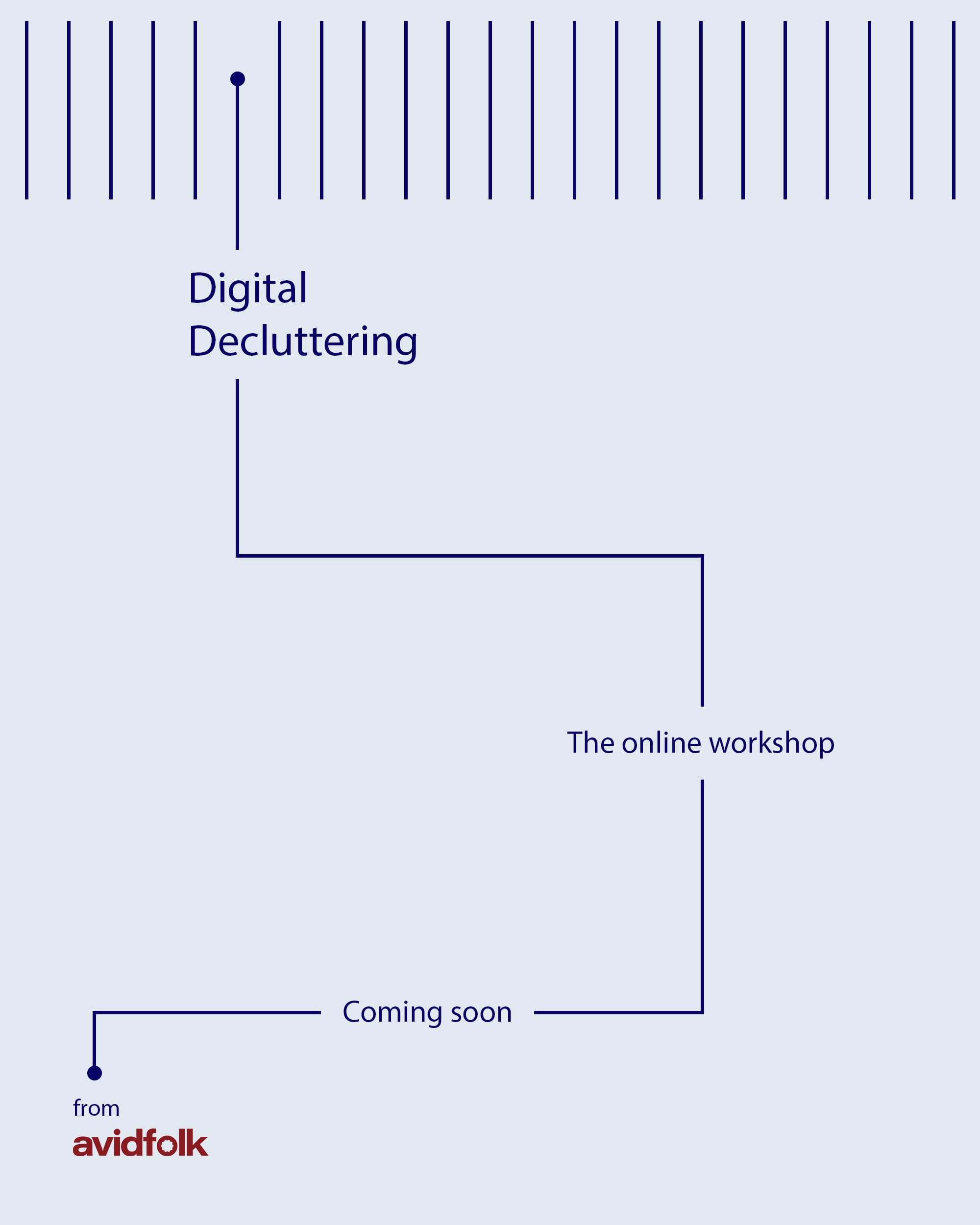 Poster for the Avidfolk workshop on ‘Digital decluttering’